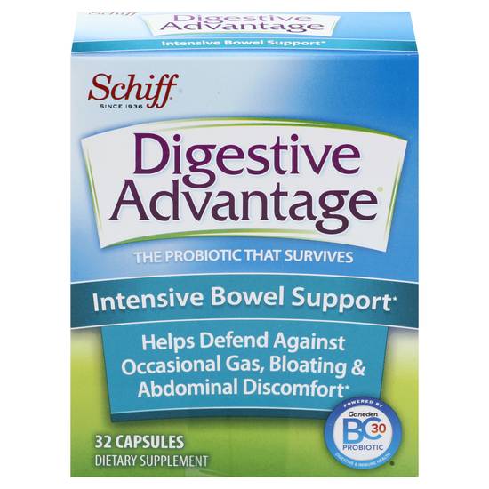 Schiff Digestive Advantage Intensive Bowel Support (32 capsules)