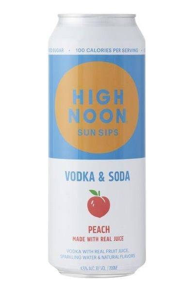 High Noon Hard Seltzer Vodka (24 fl oz) (peach)