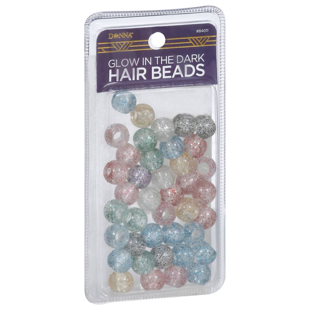 Donna Glow in the Dark Hair Beads