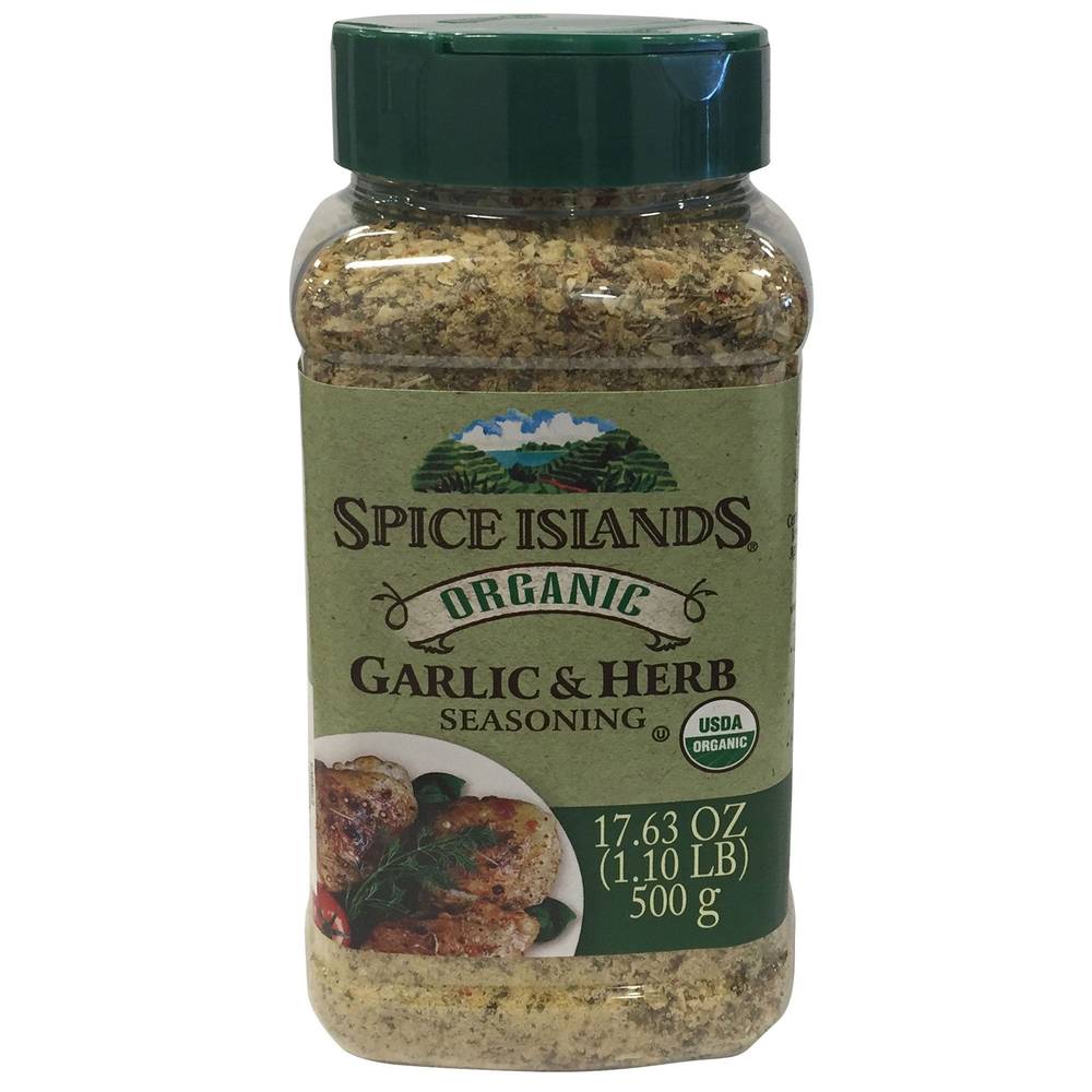 Spice Islands Organic Garlic & Herb Seasoning, 17.63 oz