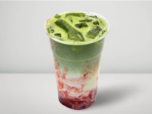 Strawberry Matcha Latte