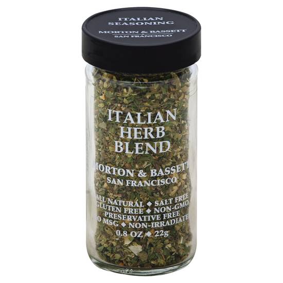 Morton & Bassett All Natural Italian Herb Blend Salt Free (0.8 oz)