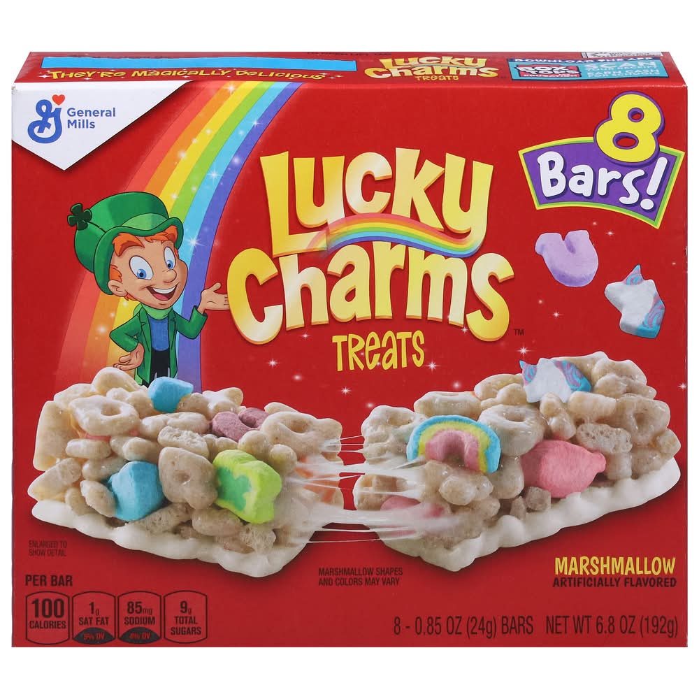 Lucky Charms Treats Bars, Marshmallow (8 x 0.85 oz)