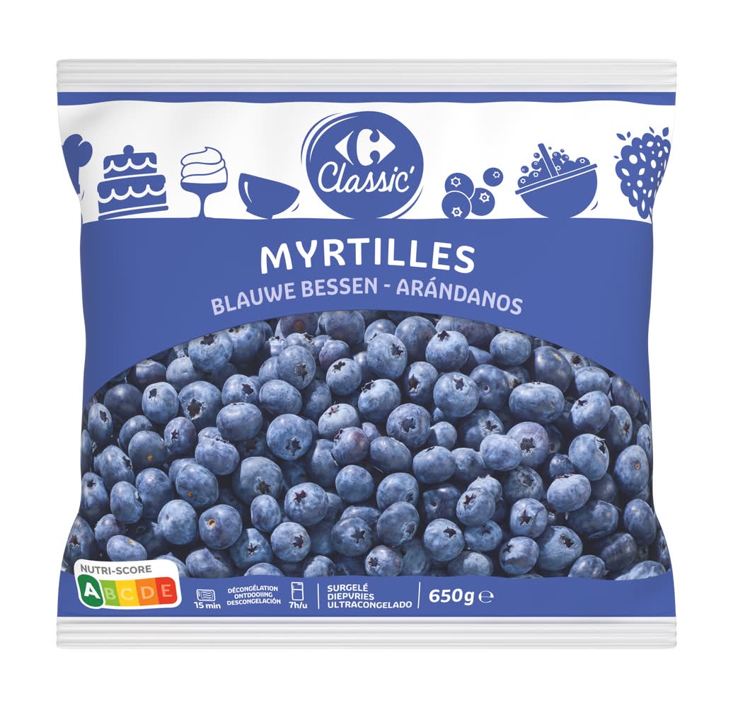 Carrefour Classic' - Myrtilles (650g)