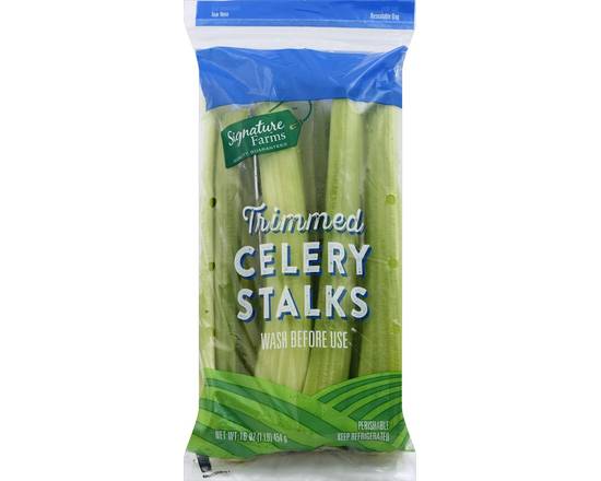 Signature Farms · Trimmed Celery Stalks (1 lb)