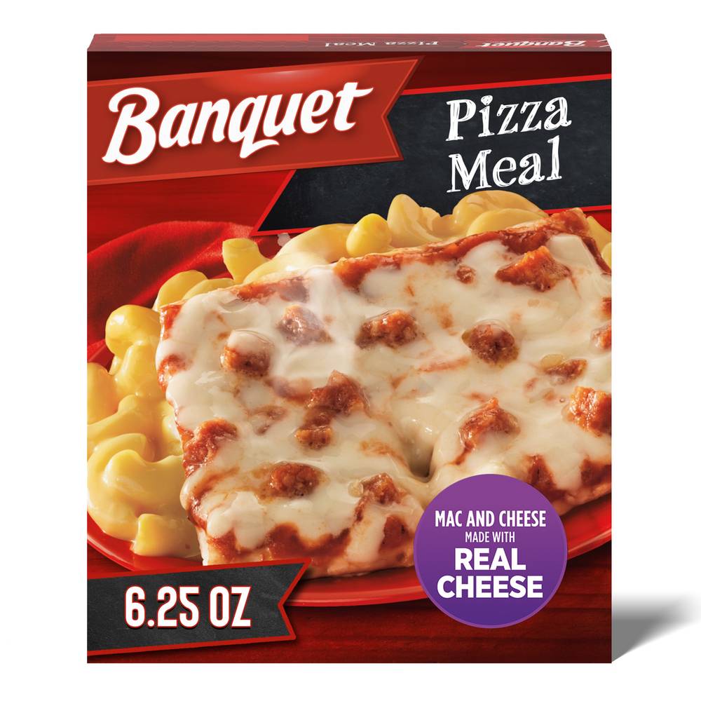 Banquet Reduced Fat Pepperoni Pizza Meal and Mac & Cheese (6.3 oz)