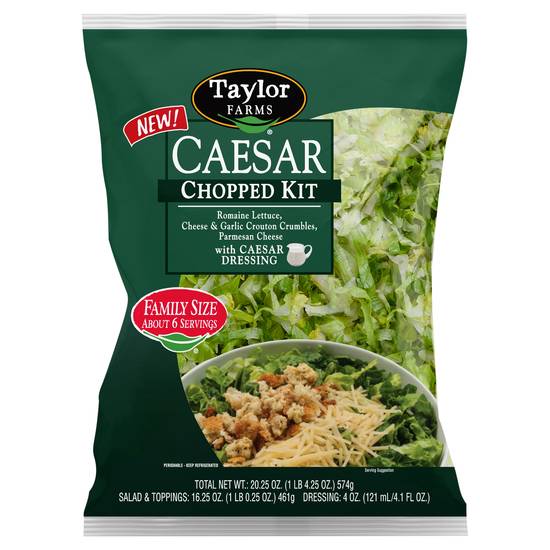 Taylor Farms Caesar Chopped Salad Kit (family size)