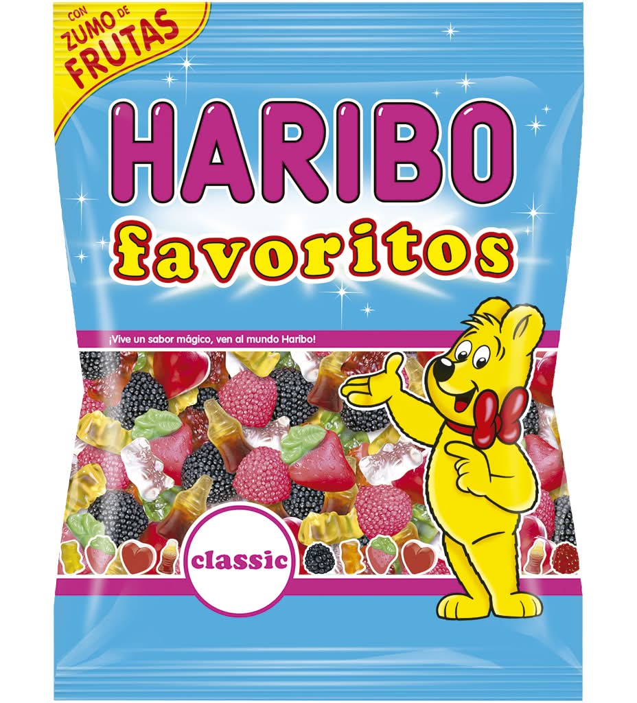 Haribo - Gomas favoritos classic, embalagem de 90g