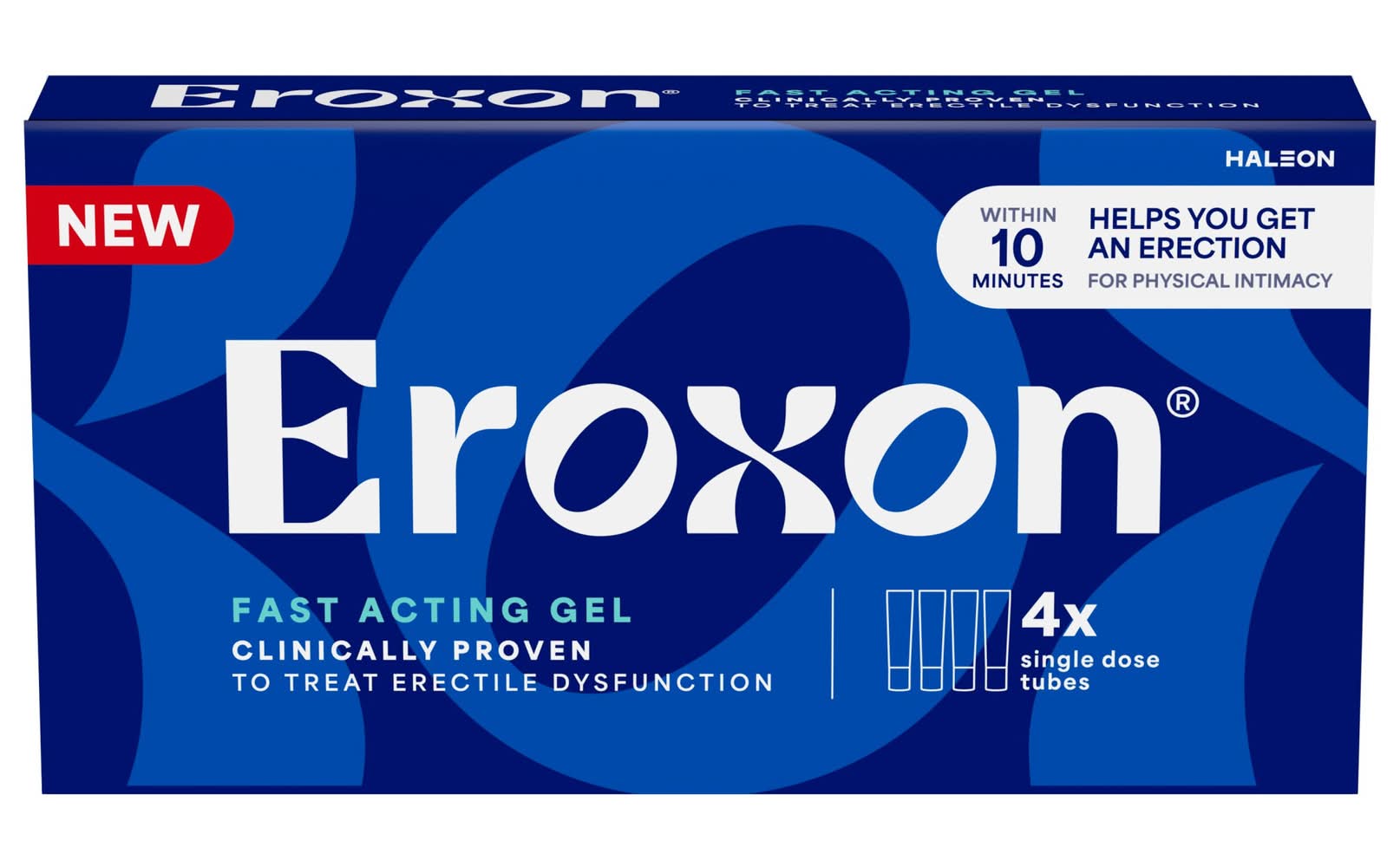 Eroxon Erectile Dysfunction Treatment Fast Acting Gel (4 ct)