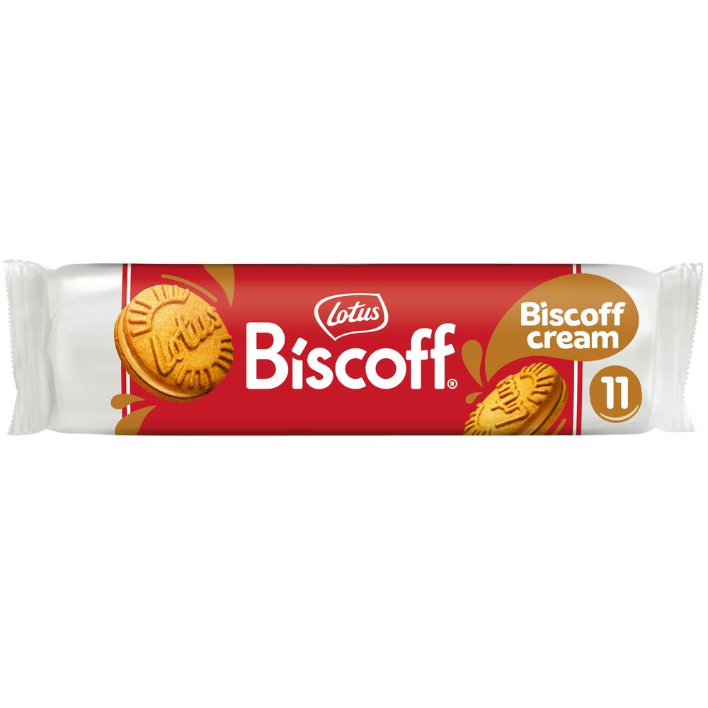 Lotus Biscoff Sandwich Cream Biscuits (110g, 11 pack)