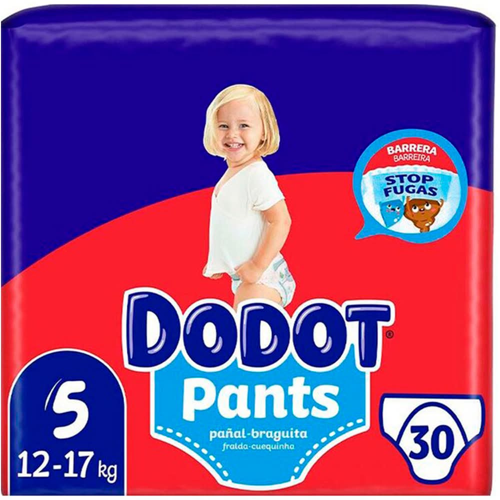 Dodot - Fralda cueca T5 | 12 a 17 kg, 30 unidades