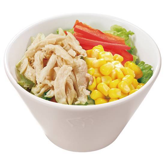 蒸�鶏のサラダ Salad w/ Steamed Chicken