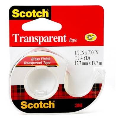 Scotch Transparent Tape Gloss Finish