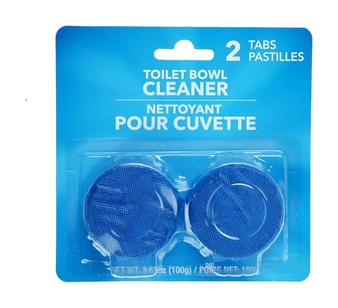 The Home Store Toilet Bowl Cleaner Tabs, Blue (3.52 oz, 2 ct)