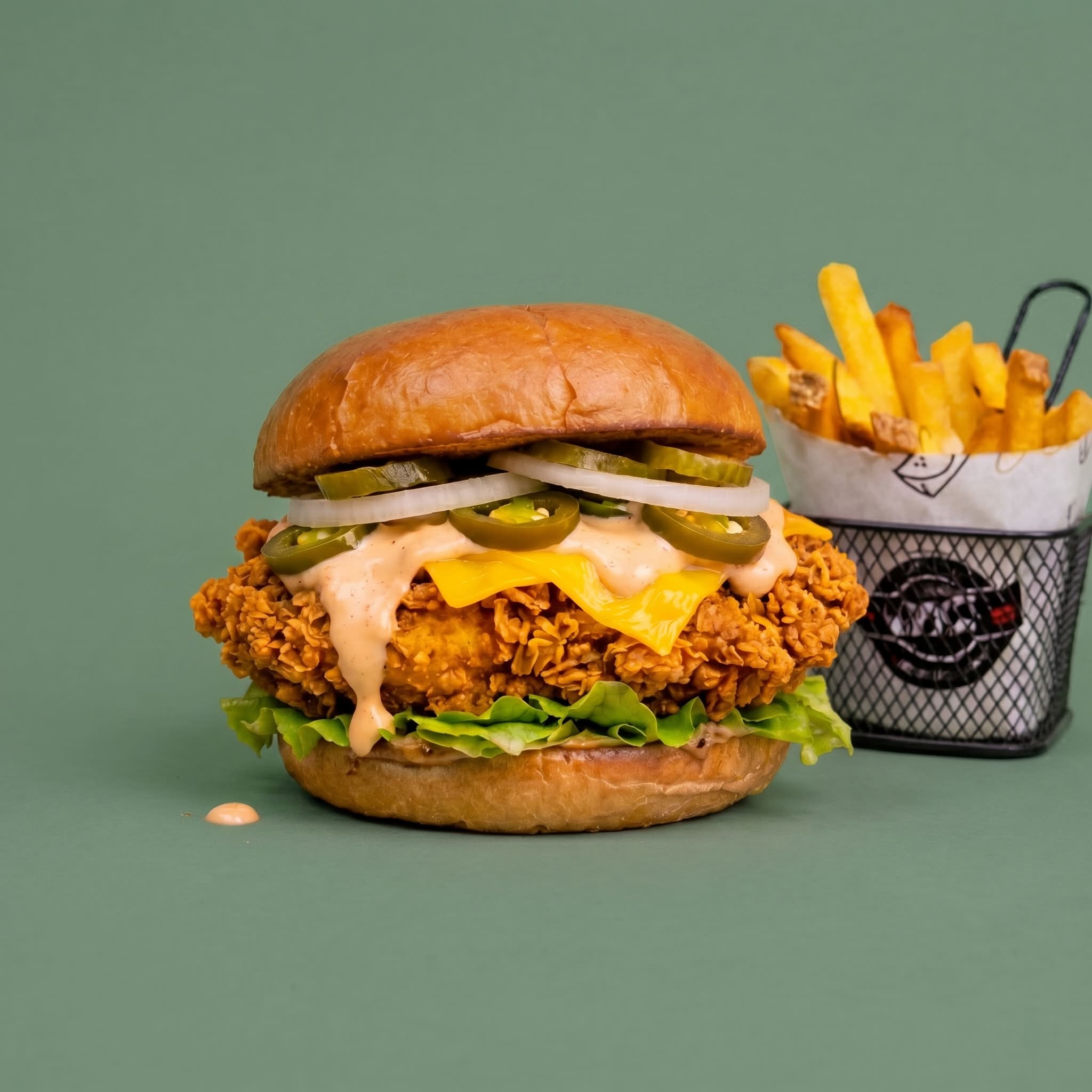 Le Combo Jalapeños Chicken 🍔+🍟+🥤
