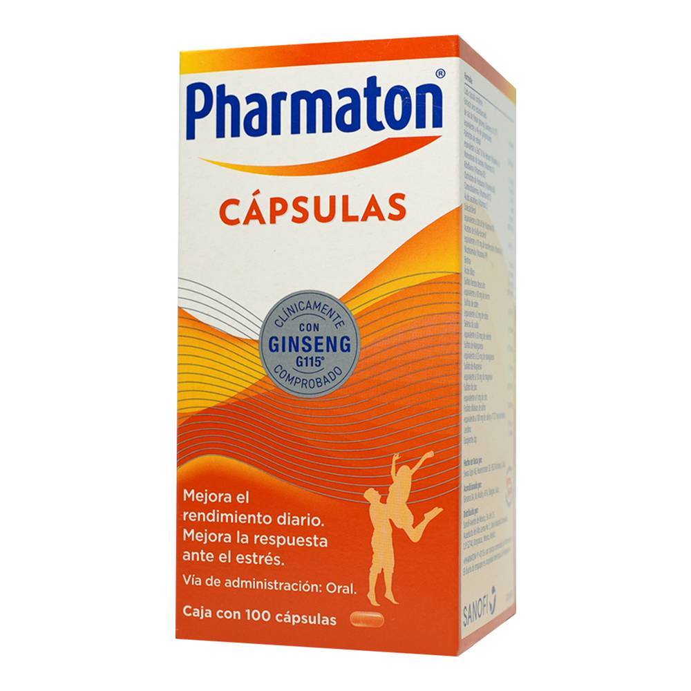 Pharmaton vitaminas con ginseng cápsulas 40 mg (100 piezas)