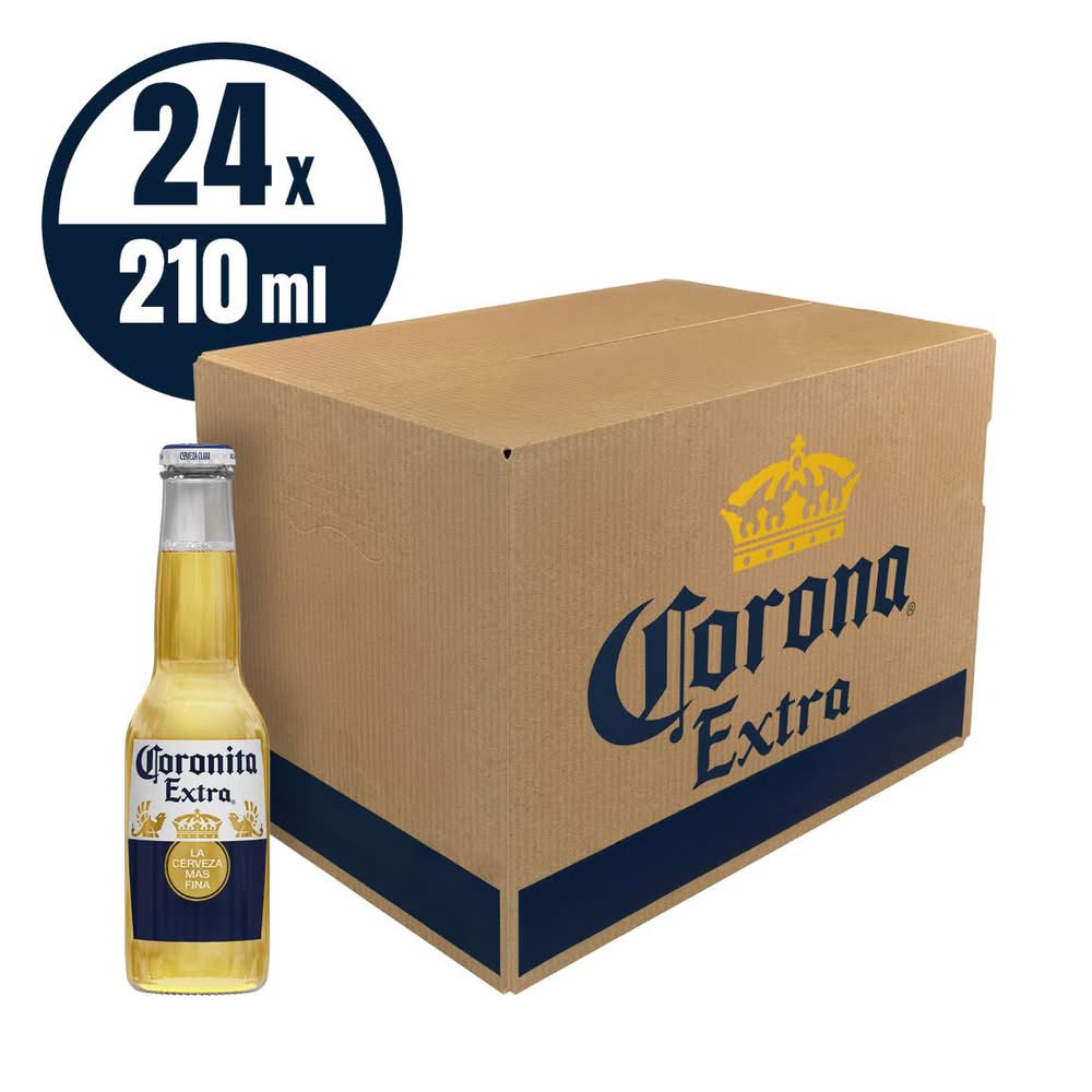 Corona · Cerveza clara coronita extra (24 x 210 ml)