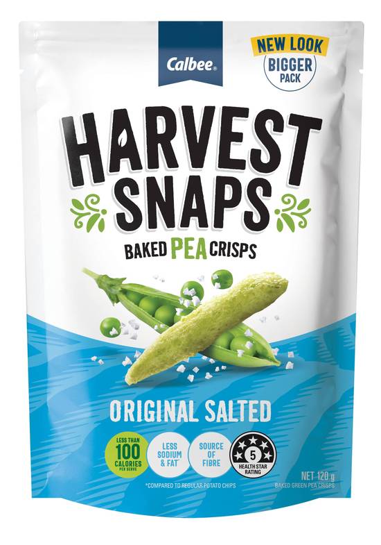 Harvest Snap Pea Original Salted 120g