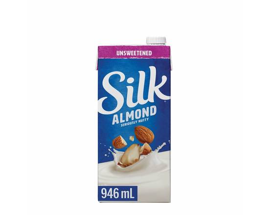 Silk · Lait d'amande True Almond – Original, sans sucre (946 ml) - Original almond beverage unsweetened (946 mL)
