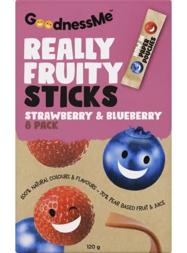 Goodness Me Fruit Sticks (120g, 8 pack)