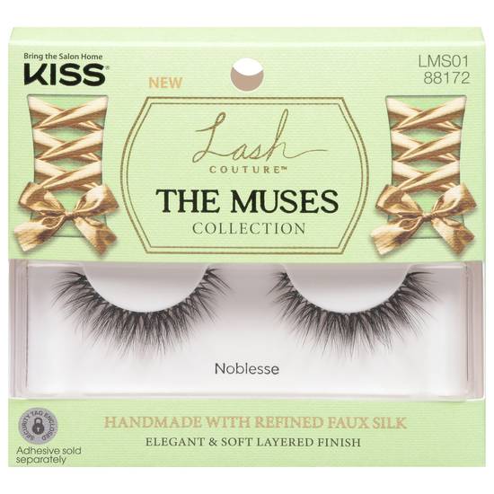 Kiss Lash Couture the Muses Collection False Eyelashes, Style Noblesse