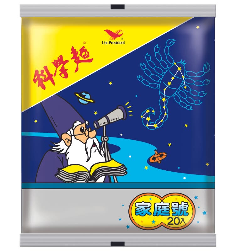 科學麵20合1 Min 家庭號 <300g克 x 1 x 1Bag袋>