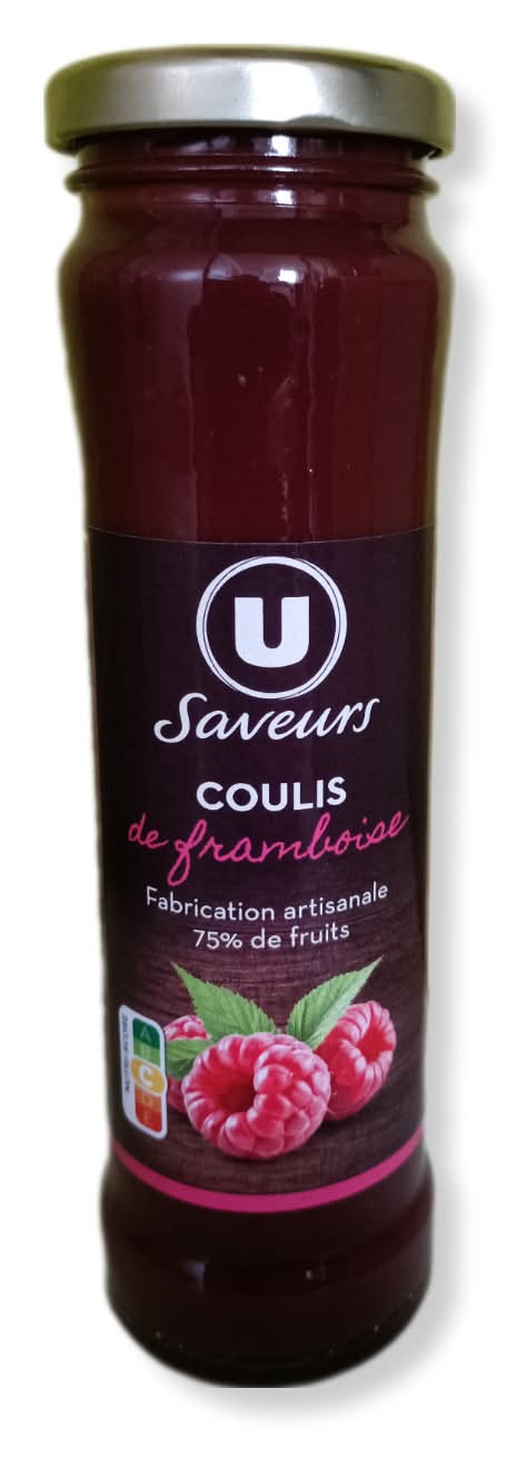 U Saveurs - Coulis de framboises (220g)