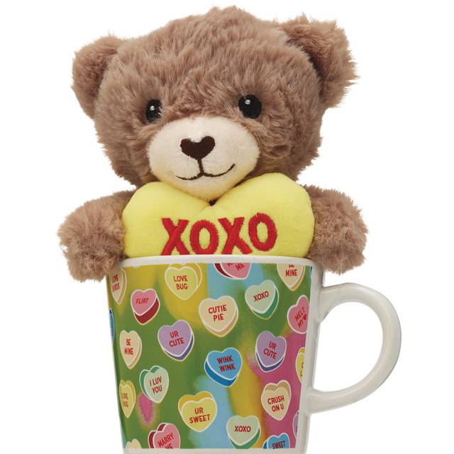 7 Inch Sweethearts® XOXO Plush Friends In 14oz Mug