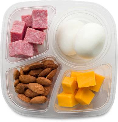 Readymeals Protein Snacker Salami Cheese Egg & Almond - Ready2Eat
