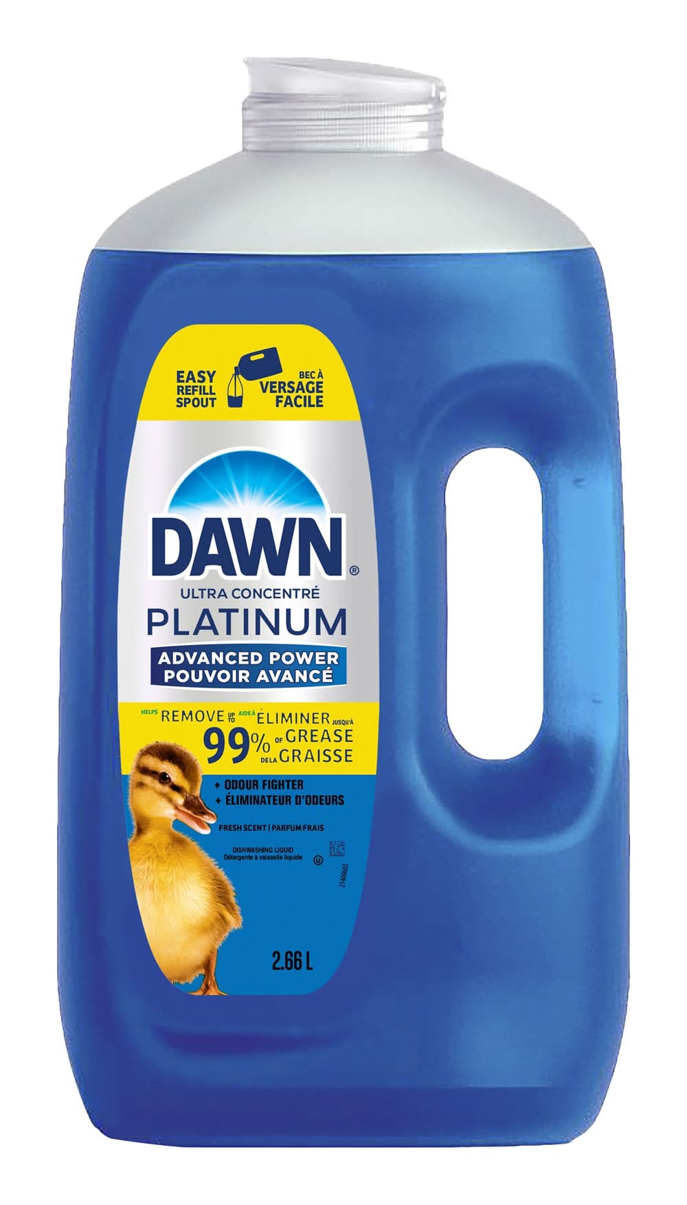 Dawn Platinum Pouvoir Avancé Détergente À Vaisselle Liquide, 2.66 L / Dawn Platinum Advanced Power, Dishwashing Liquid 2.66 L
