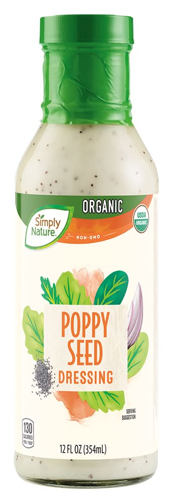 Simply Nature Organic Dressing, Poppy Seed (12 fl oz)
