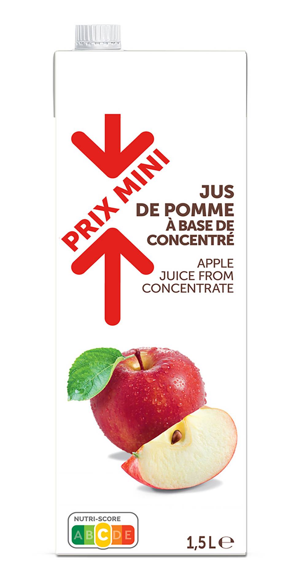 Prix Mini - Jus de pomme à base de concertré (1,5L)