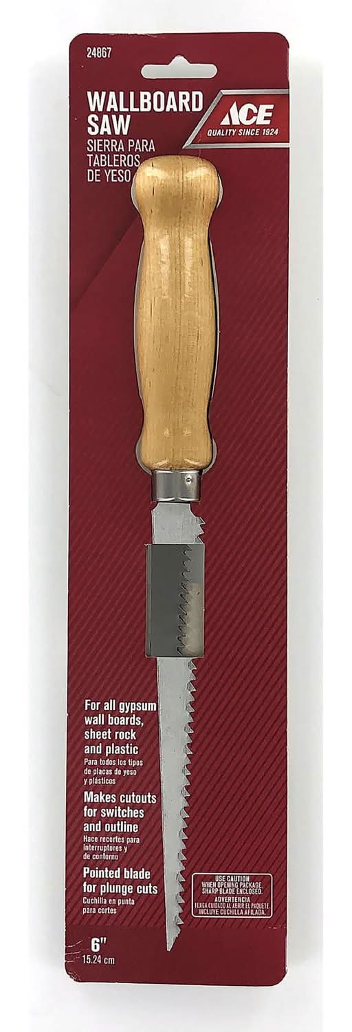 Ace 6 In. Steel Wallboard Saw Coarse 1 Pc