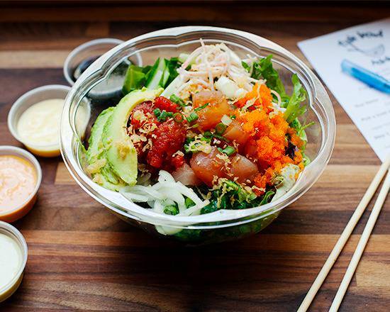 Large Poke Bowl - 3 Scoops of Protein