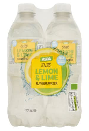 ASDA Lemon- Lime, Still Water (4 x 500ml)