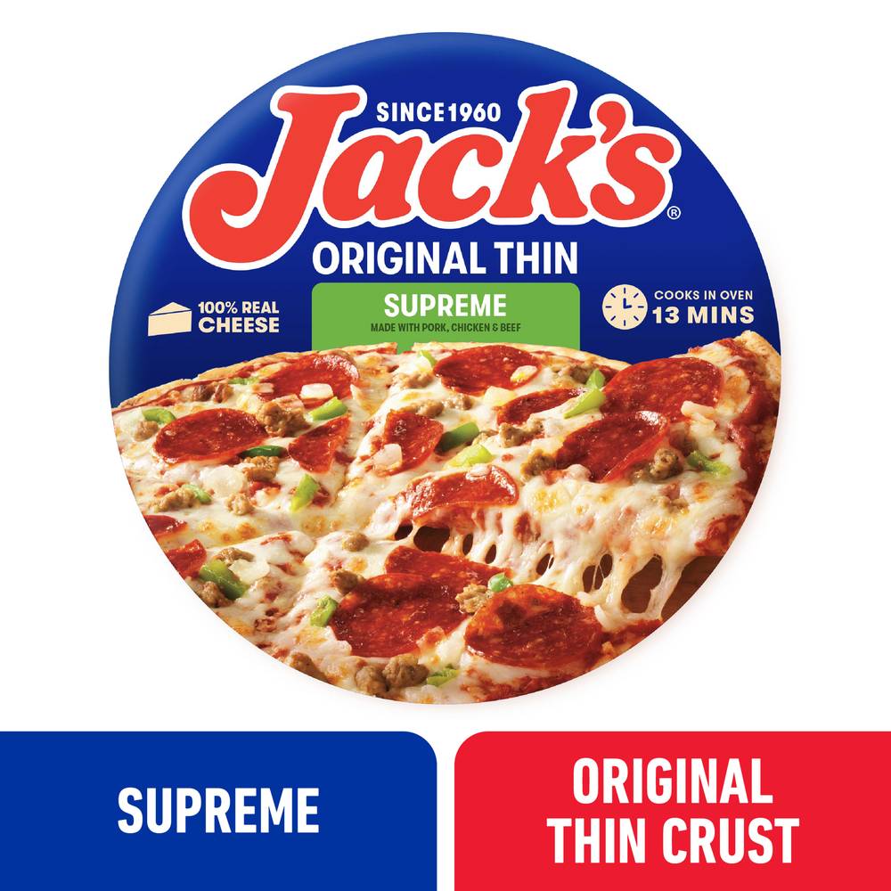 Jack's Original Thin Supreme Pizza (15.8 oz)