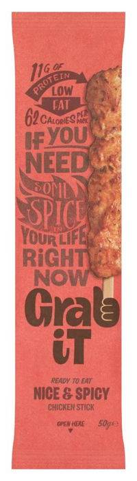 Grab It Nice & Spicy Chicken Stick 50g (402304)