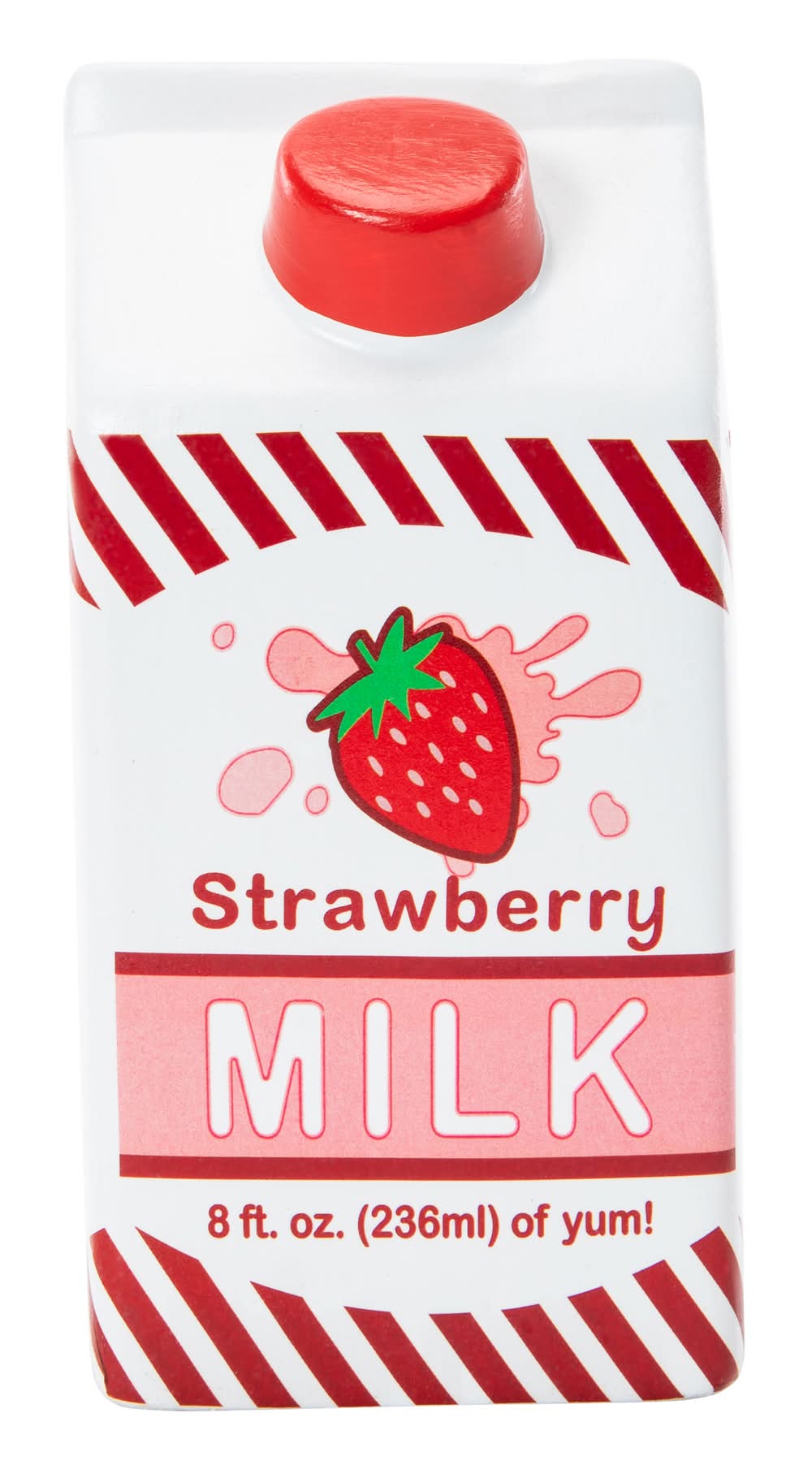 Carton Shaped Pen Holder Strawberry Milk