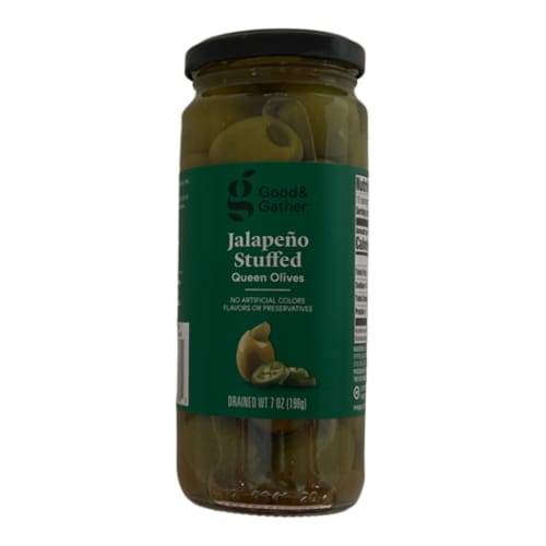 Jalapeno Stuffed Queen Olives - 7oz - Good & Gather™