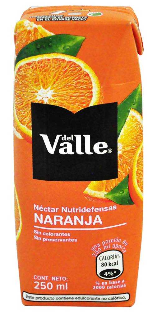 Del Valle BEBIDA NARANJA PAQ*250ML