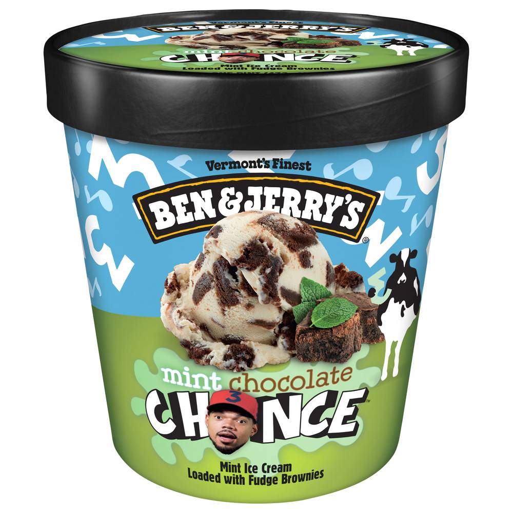 Ben & Jerry's Chance Mint Chocolate Ice Cream (473 ml)