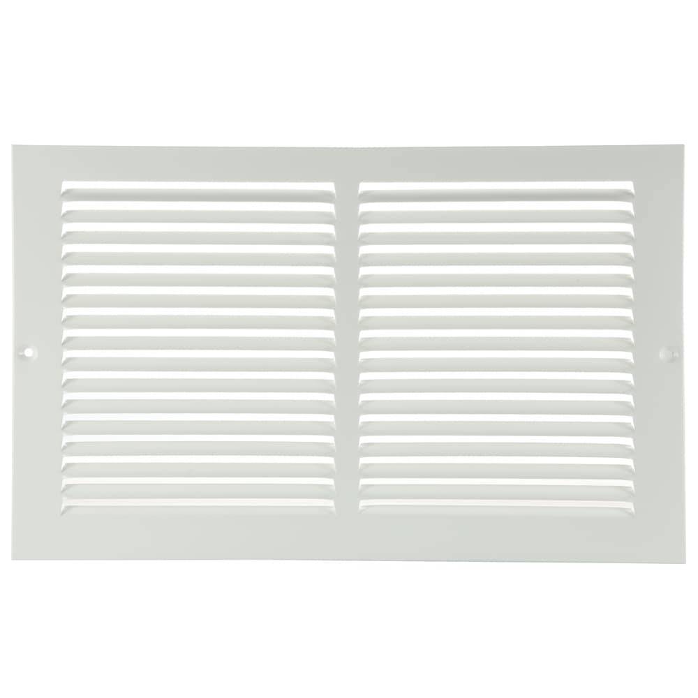 RELIABILT 14-in x 8-in Steel White Sidewall/Ceiling Grille | 7111408WH