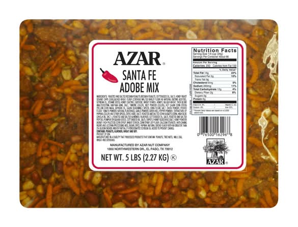 Azar Nut Company Santa Fe Adobe Snack Mix (5 lbs)