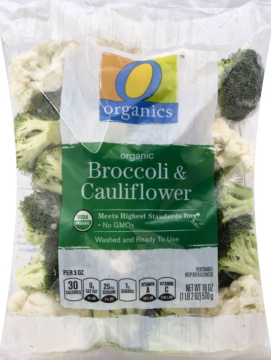 O Organics Organic Broccoli & Cauliflower (18 oz)