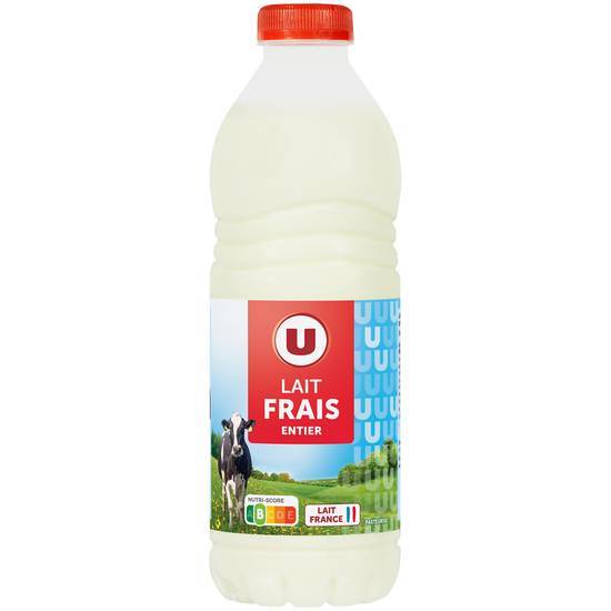 Les Produits U - Lait frais entier pasteurisé (1L)