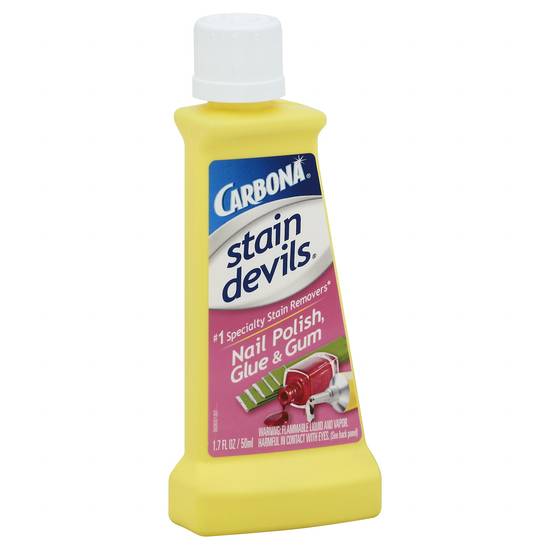 Carbona Stain Devils Nail Polish Glue & Gum Stain Remover (1.7 fl oz), Delivery Near You