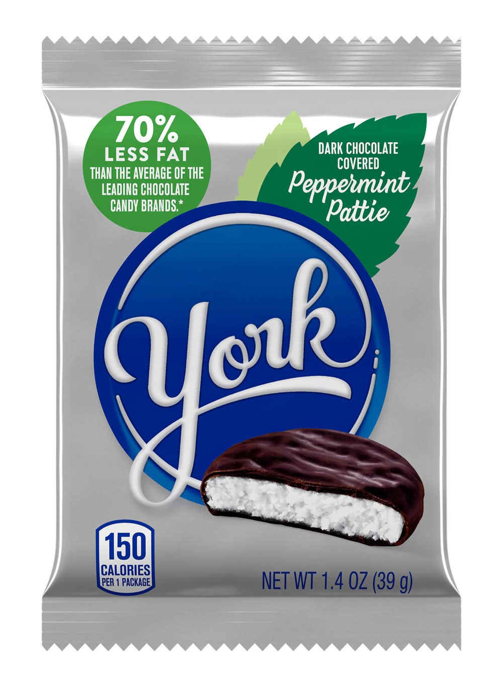 York Dark Chocolate Covered Candy Pattie, Peppermint (1.4 oz)