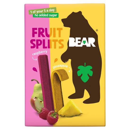 Bear Fruit Splits (raspberry and pineapple) (5 ct)