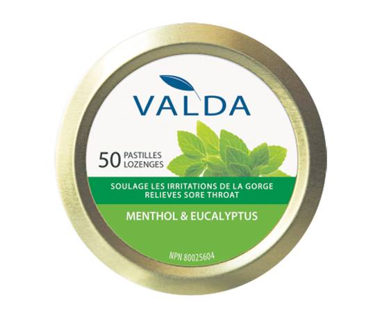 Valda cough lozenges - cough lozenges (50 units, menthol & eucalyptus), Delivery Near You