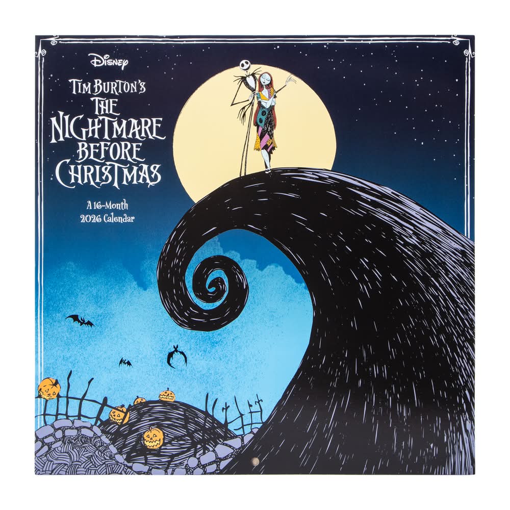 Licensed 2026 Calendar The Nightmare Before Christmas